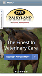 Mobile Screenshot of dairylandvet.net